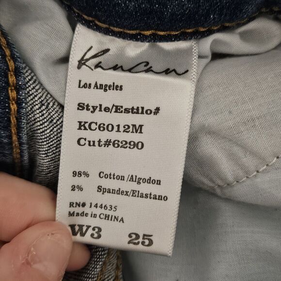 KanCan Women’s Mid Rise Jeans Distressed Ripped Medium Wash Sz 3/25 - Picture 5 of 5